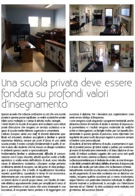 UNA SCUOLA A MISURA DI STUDENTE